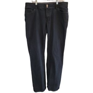 Denver Hayes Straight Jeans (Black, Size 14)